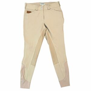 Dover Saddlery Riding Pants Full Seat Breeches Tan 30